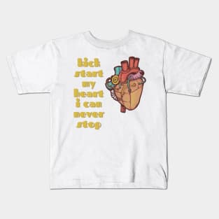 Kickstart My Steampunk Heart Kids T-Shirt